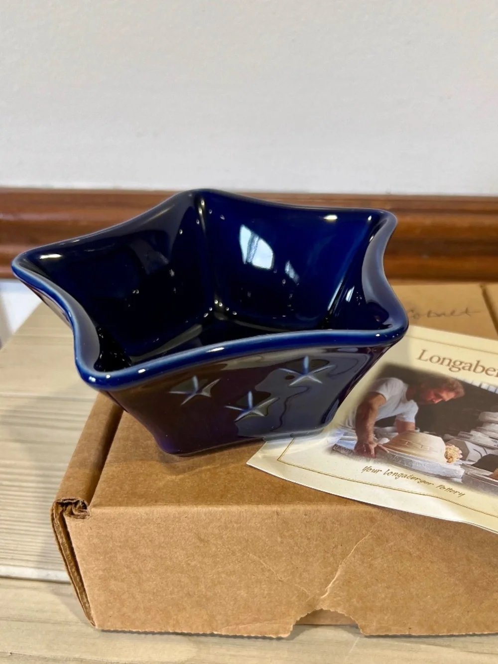 Longaberger Proudly American Mini Star - Cobalt Blue - 30507